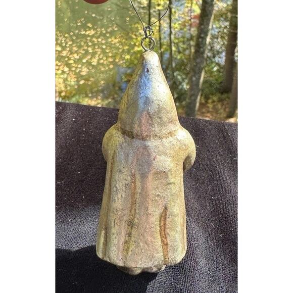 3" Bethany Lowe Mini Gold Belsnickel Santa Claus Ornament Vintage Christmas -S73 - Picture 3 of 6